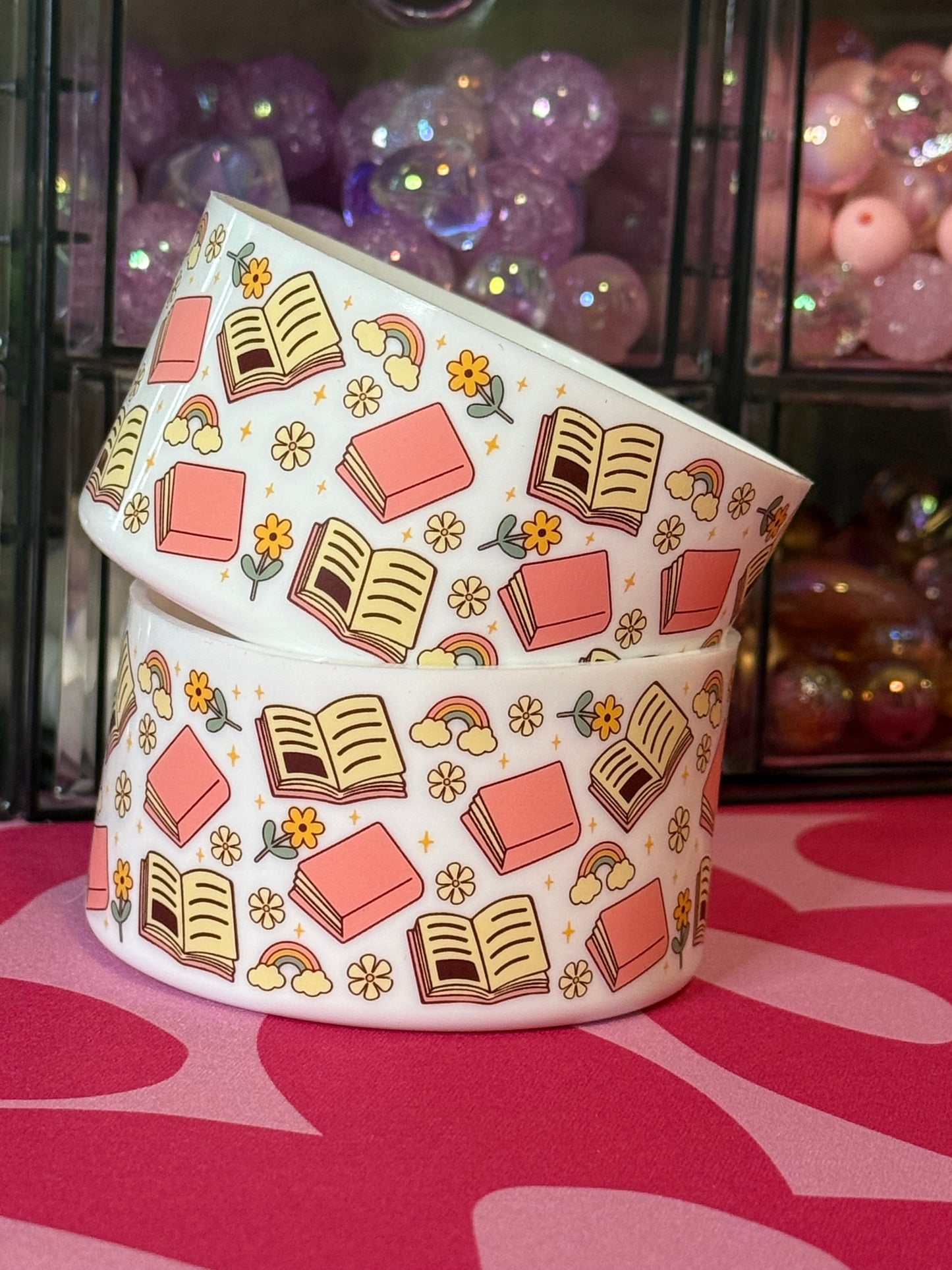 Book & Rainbow Silicone Boot for Tumbler
