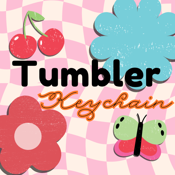 Custom Tumbler Keychain