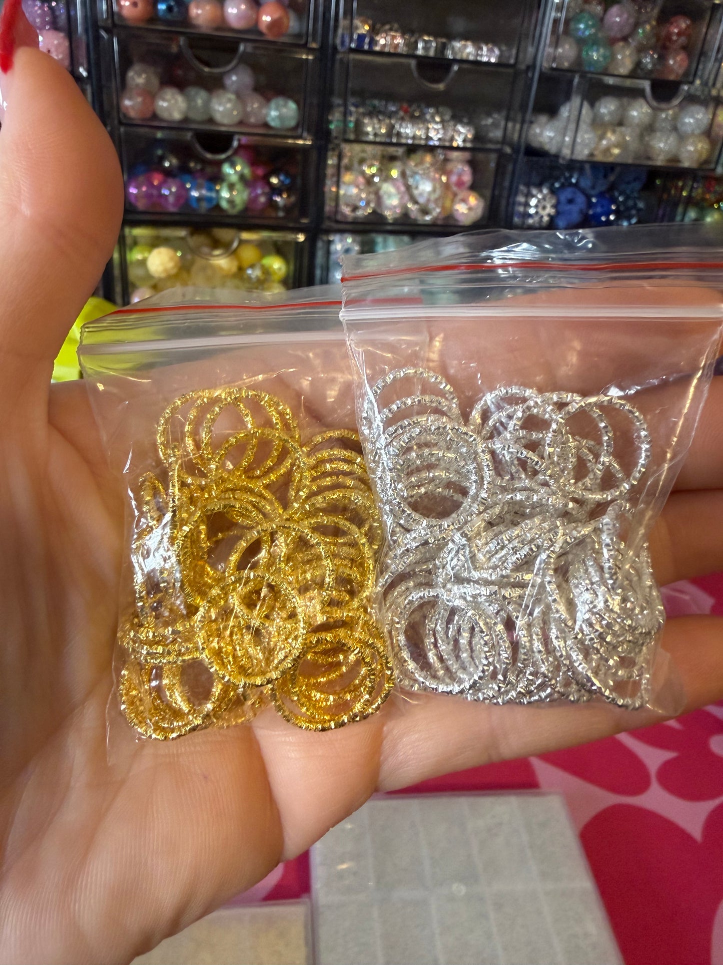 15mm twisted jump rings