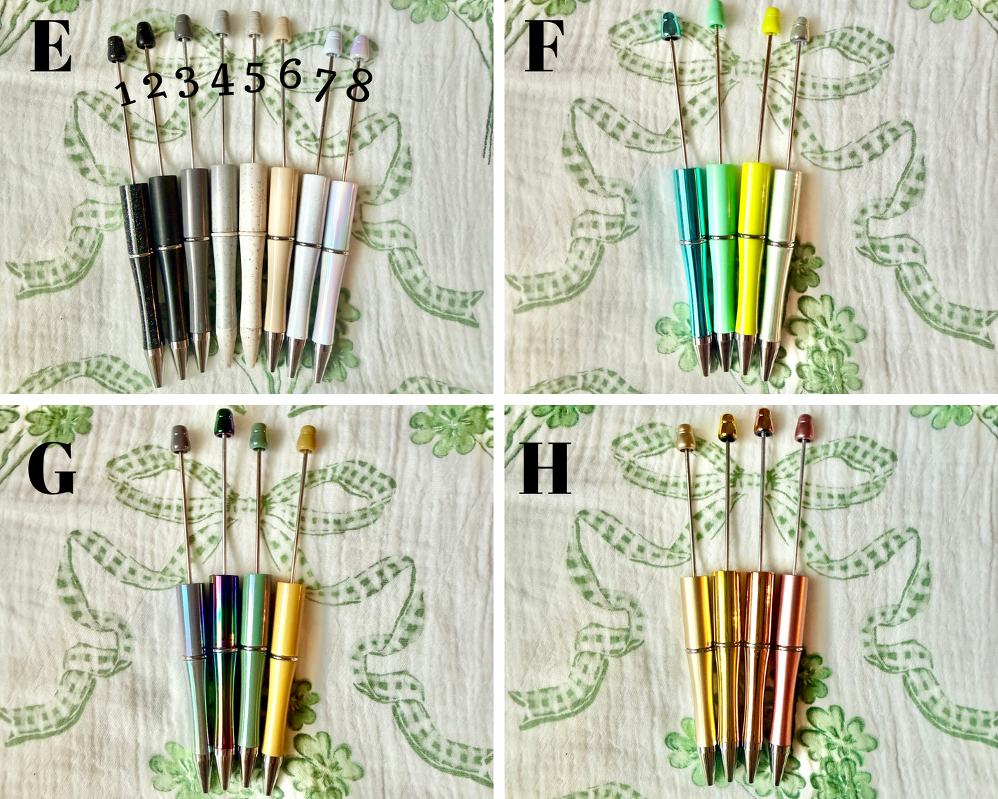 Beadable Pens (Packs of 5)