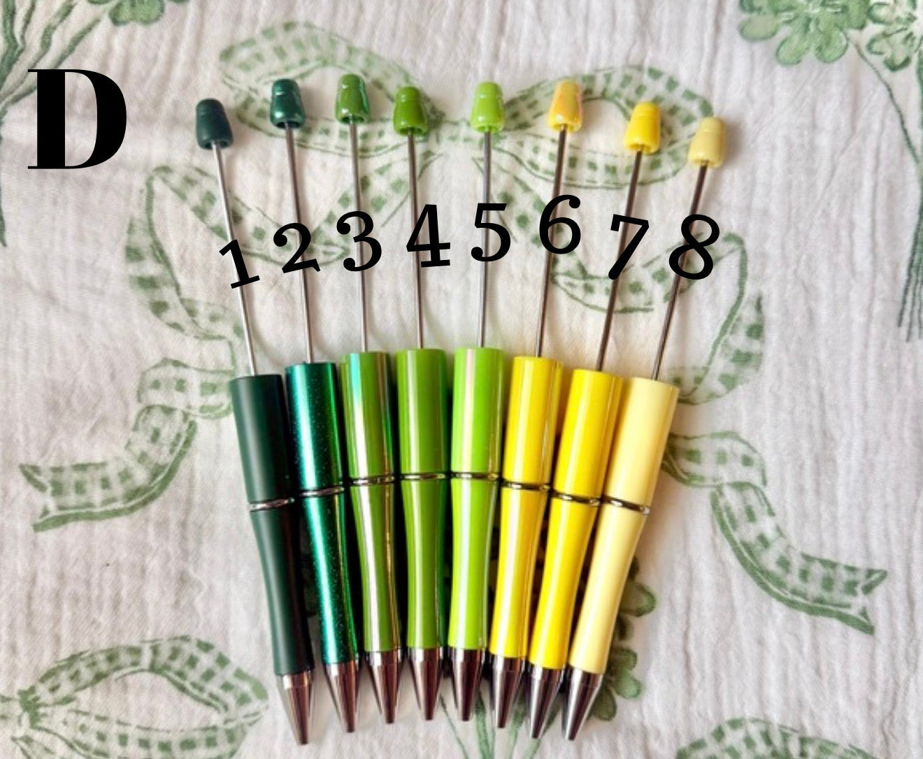 Beadable Pens (Packs of 5)