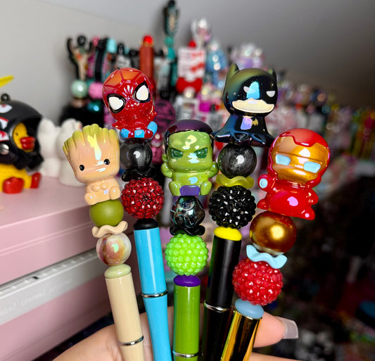 Super hero 3D character Pens