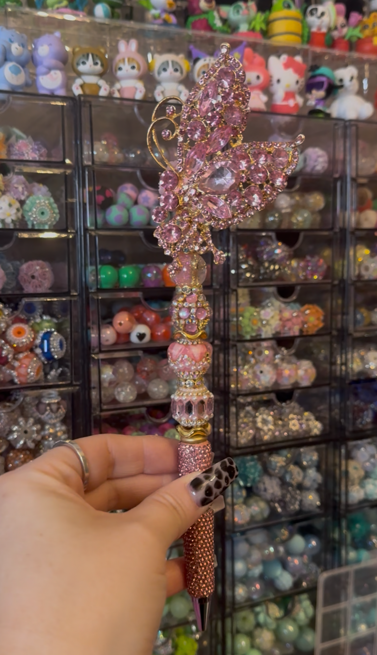 Diamond Deluxe Pink Butterfly